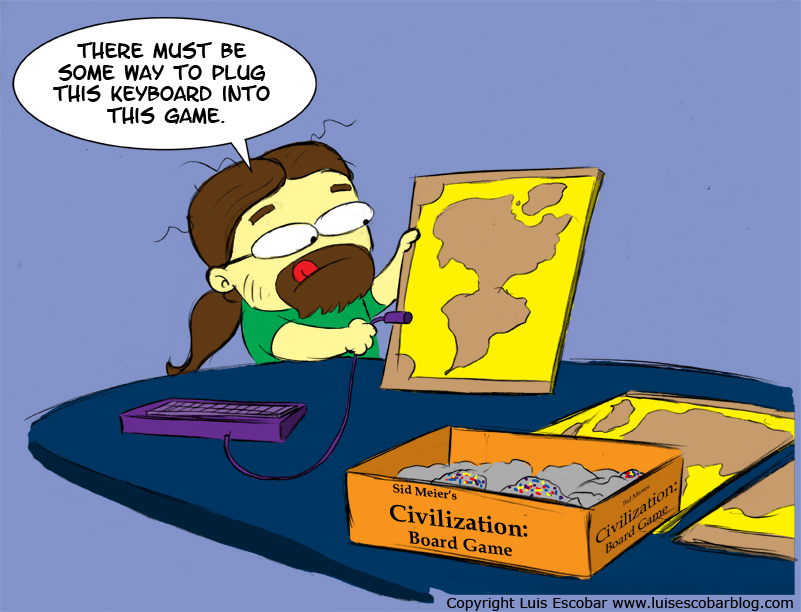 Board Games Cartoon
