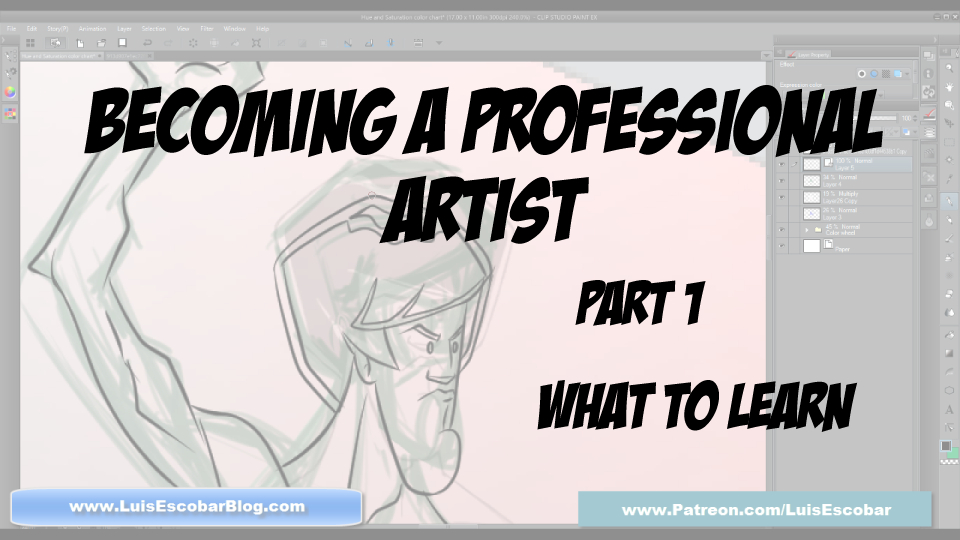 Becoming A Professional Artist Part 01: What To LearnLuis' Illustrated ...